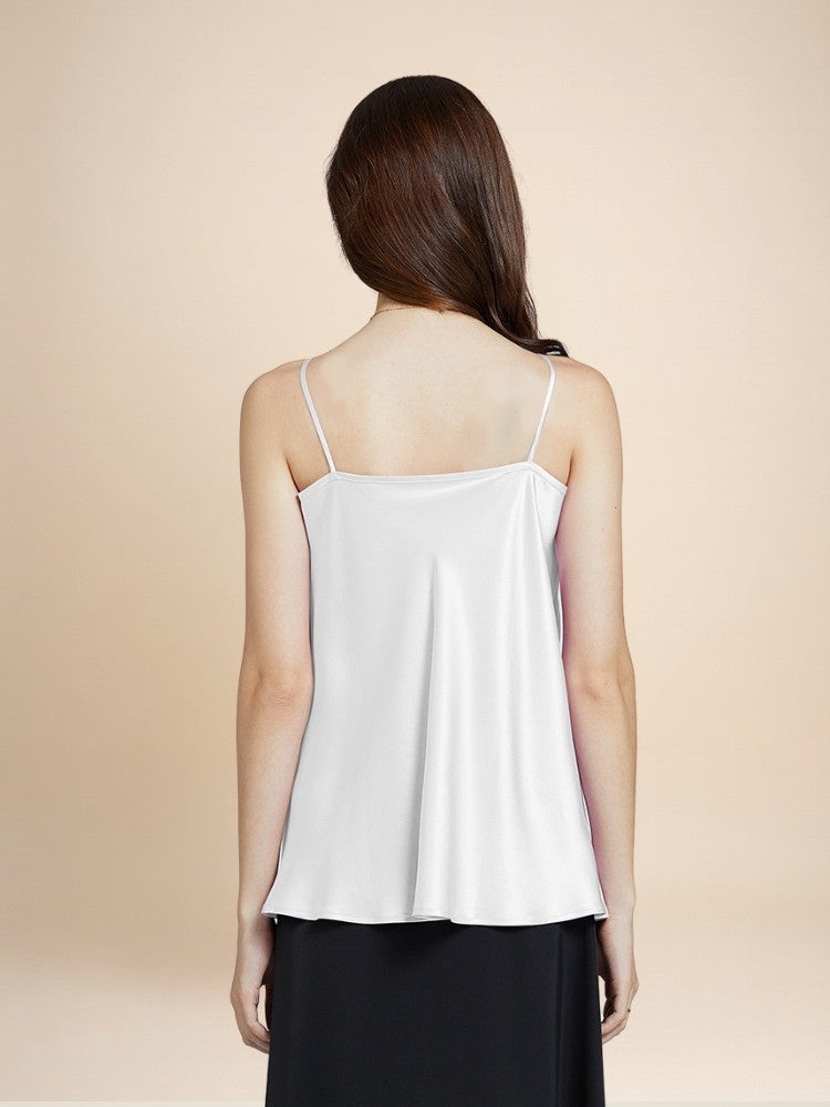 Evelyne - Cowl Neck Silk Cami Top