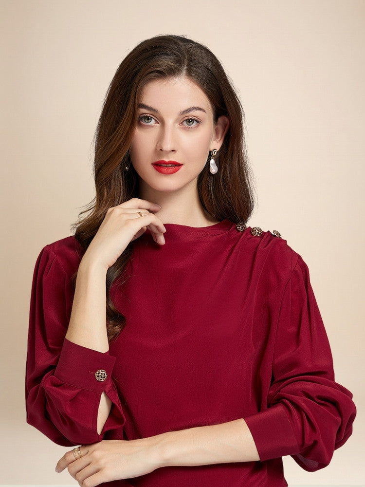 Florence – Relaxed Silk Blouse | The Silk Avenue