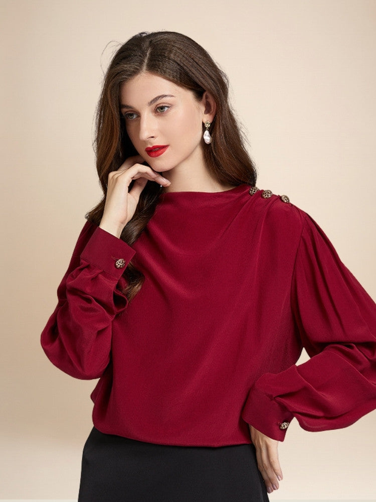 Florence – Relaxed Silk Blouse | The Silk Avenue