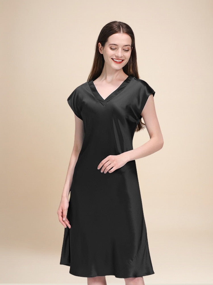 Florene - Silk Long Nightgown | The Silk Avenue