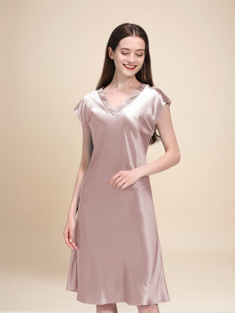 Florene - Silk Long Nightgown | The Silk Avenue