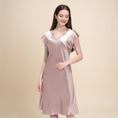 Florene - Silk Long Nightgown | The Silk Avenue