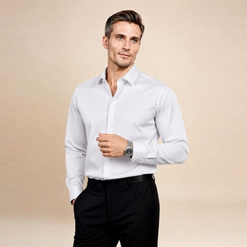 Idris - White Silk Shirt | The Silk Avenue