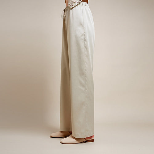 Isavelle - Wide-Leg Silk Pant | The Silk Avenue