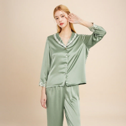 Julevia Silk Pajama Set | The Silk Avenue