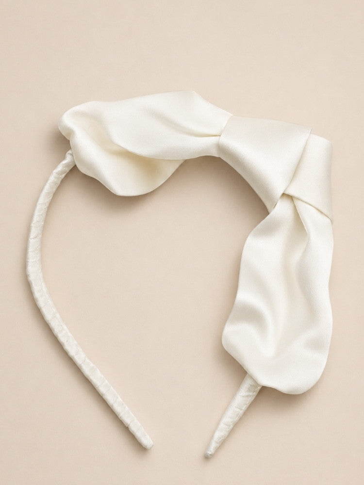 Launira - Bow Silk Headband | The Silk Avenue