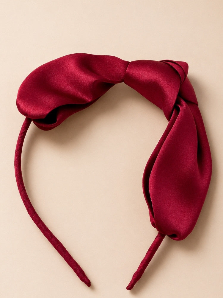 Launira - Bow Silk Headband | The Silk Avenue
