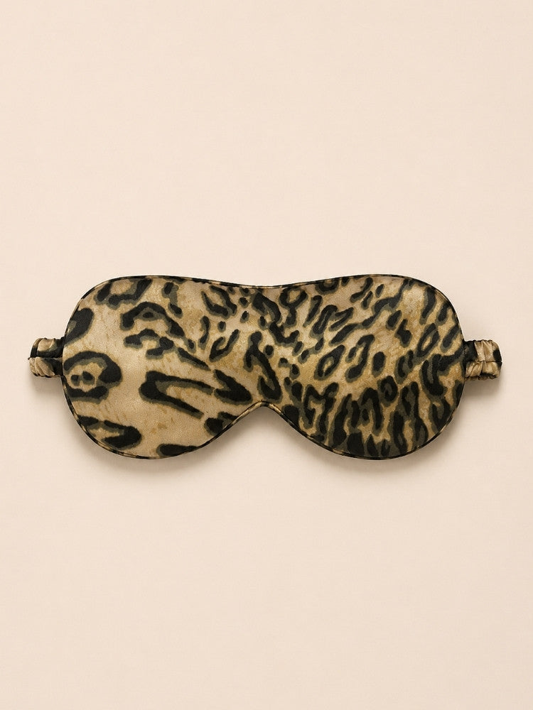 Leopard Print - Silk Sleep Mask