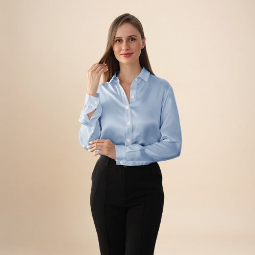 Grace – Classic Silk Blouse | The Silk Avenue