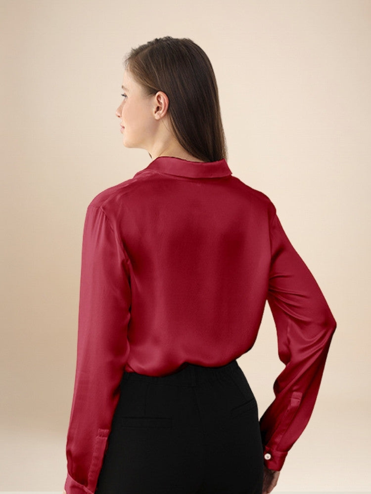 Grace – Classic Silk Blouse | The Silk Avenue