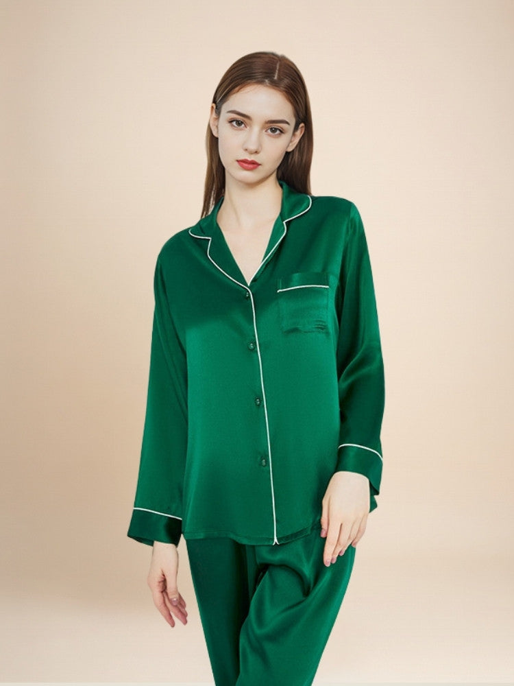 Miriane - Silk Pajama Set | The Silk Avenue