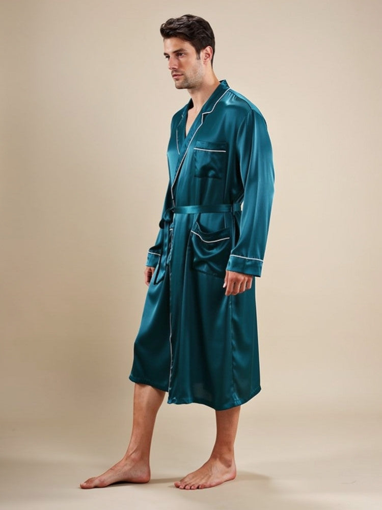 Norell - Long Silk Robe | The Silk Avenue