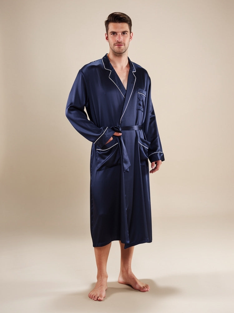 Norell - Long Silk Robe | The Silk Avenue