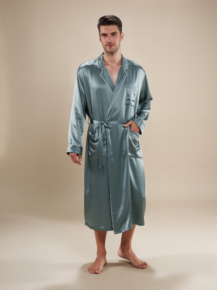 Norell - Long Silk Robe | The Silk Avenue