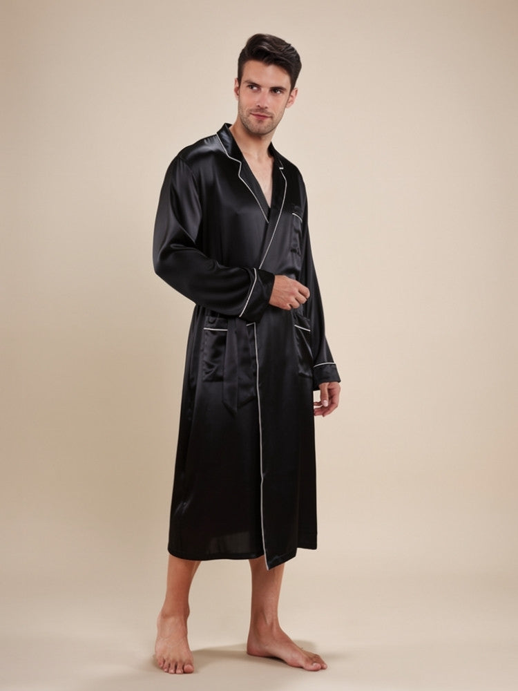 Norell - Long Silk Robe | The Silk Avenue