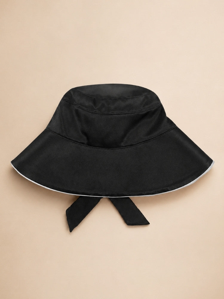 Oravina - Wide-Brim Silk Sun Hat | The Silk Avenue