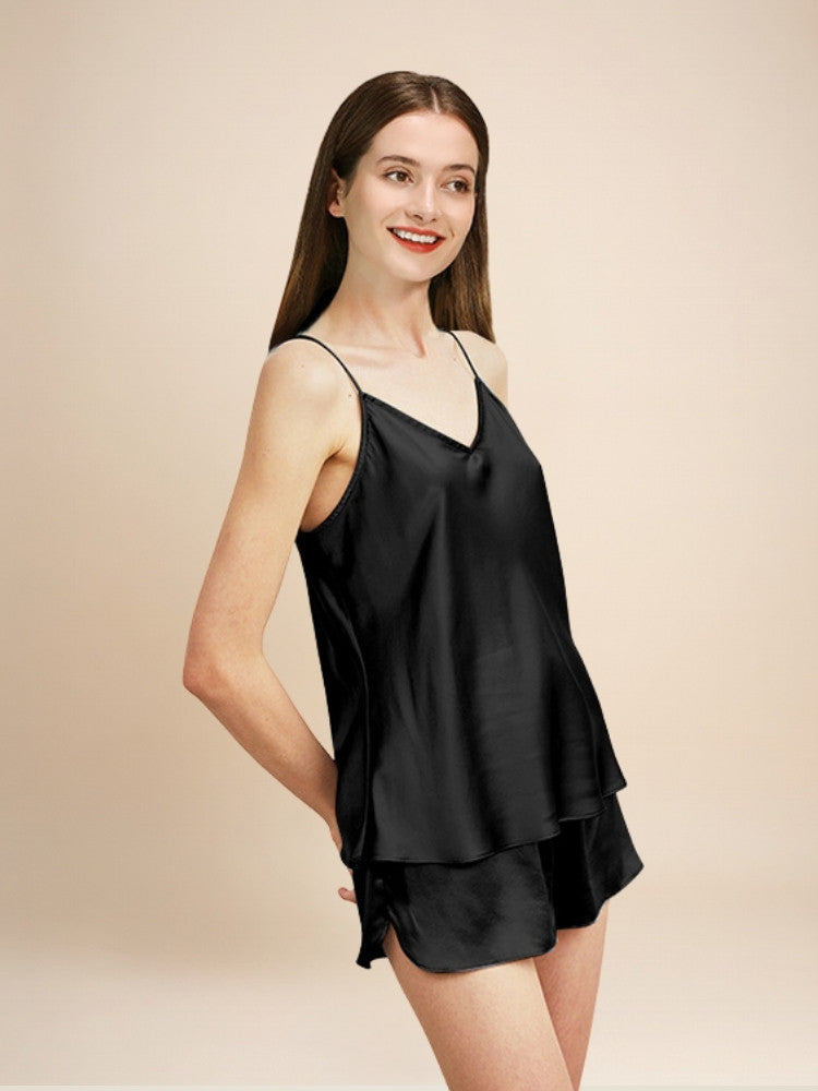 Oreliane - Silk Camisole & Shorts Set | The Silk Avenue