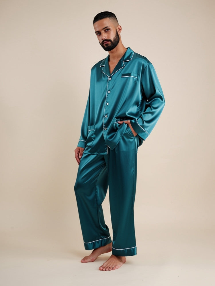 Orian - Classic Silk Pajama Set | The Silk Avenue