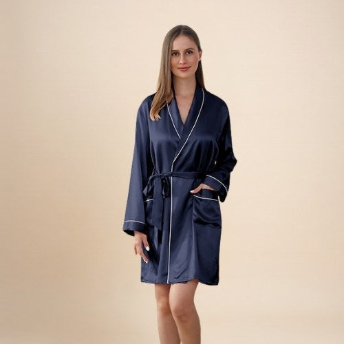 Sarvella - Silk Kimono Robe | The Silk Avenue