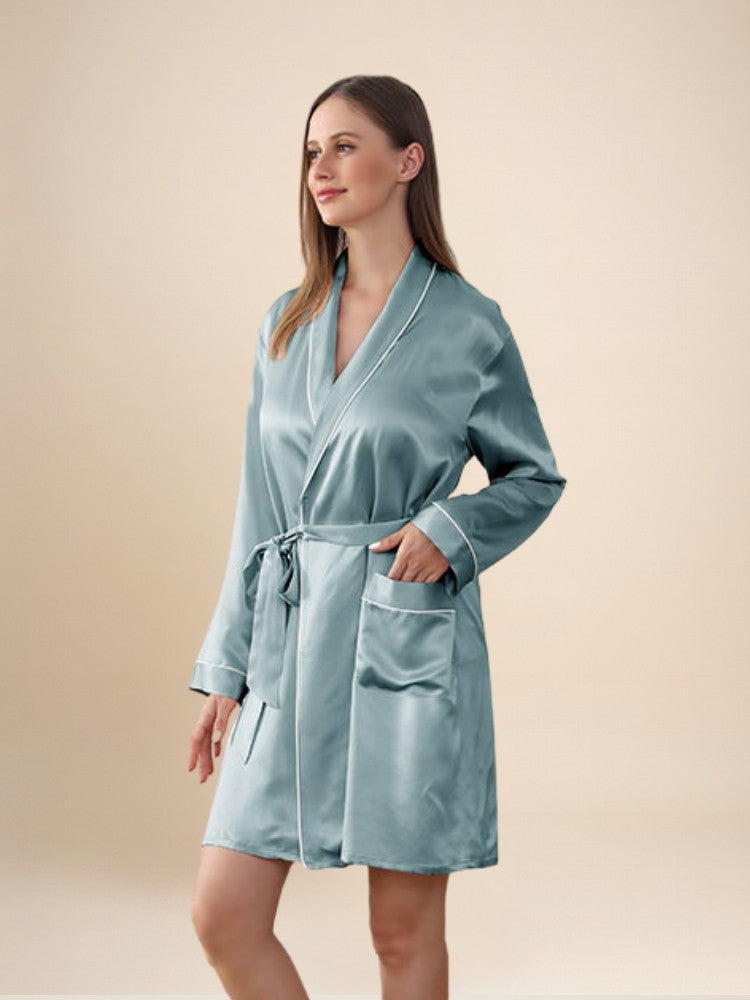 Sarvella - Silk Kimono Robe | The Silk Avenue