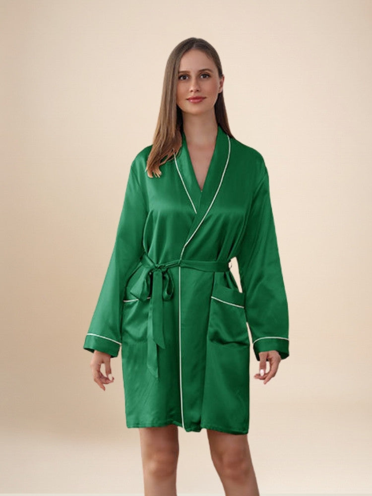 Sarvella - Silk Kimono Robe | The Silk Avenue