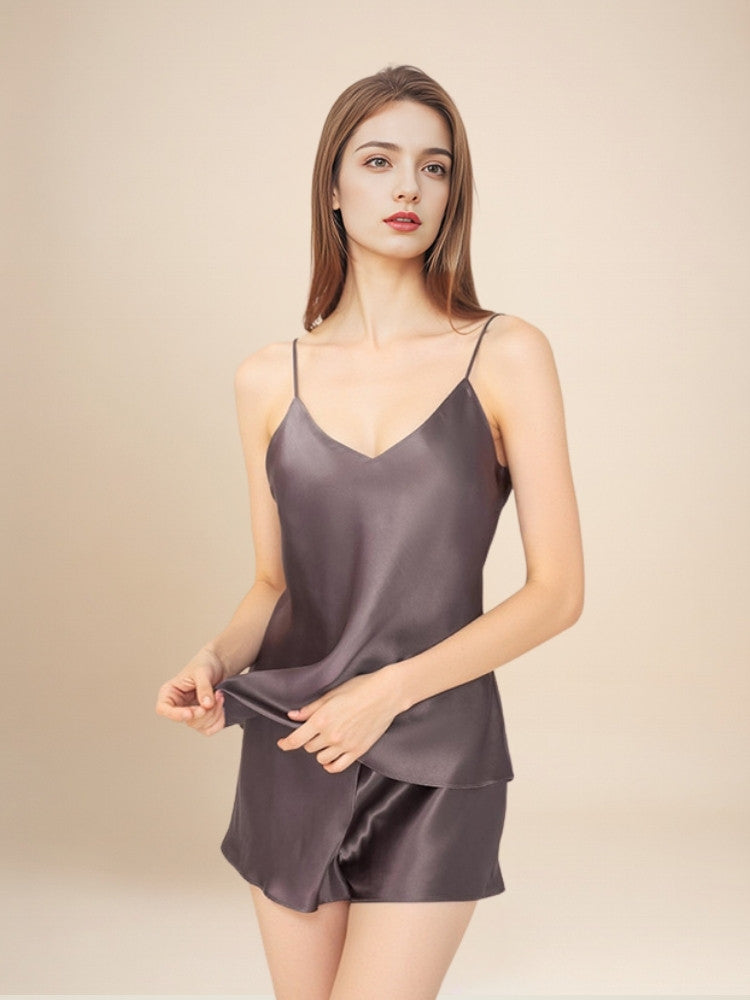 Tassine - Silk Cami & Shorts Set | The Silk Avenue