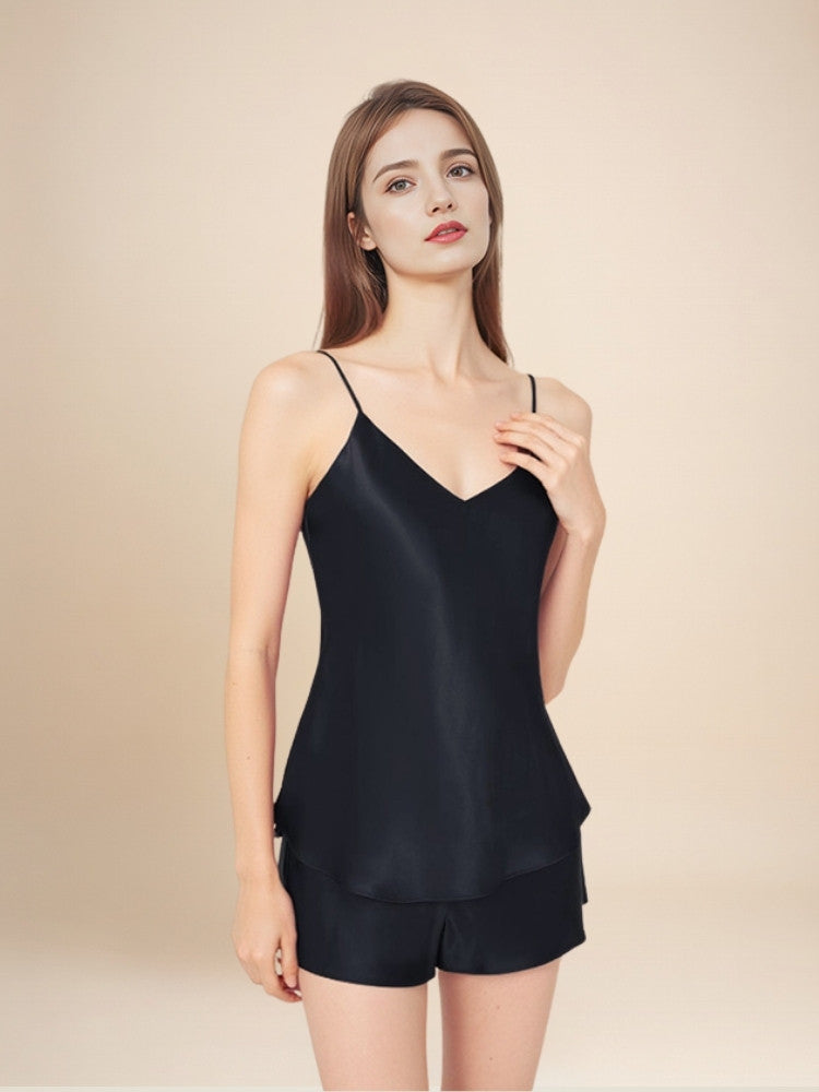 Tassine - Silk Cami & Shorts Set | The Silk Avenue