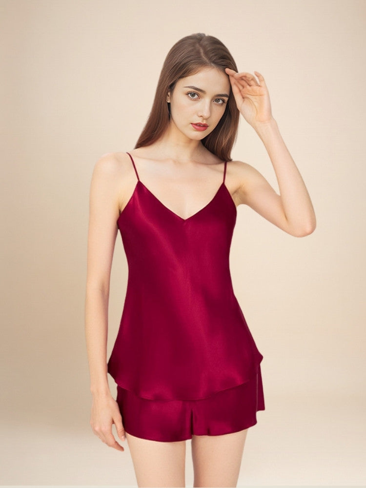 Tassine - Silk Cami & Shorts Set | The Silk Avenue