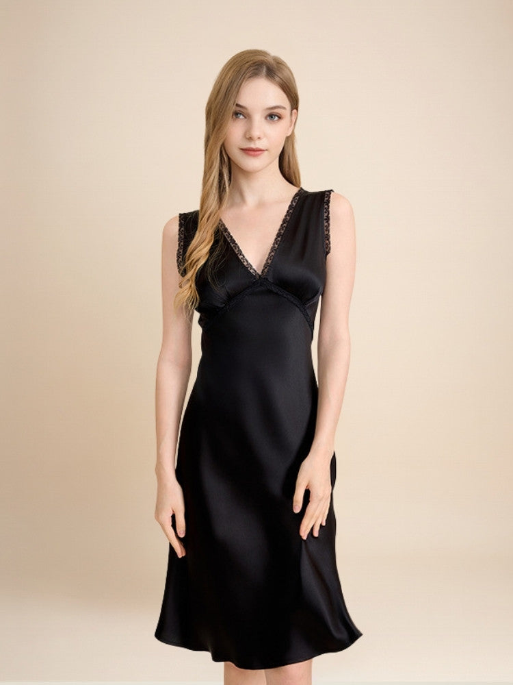 Uvirel - Silk Lace Nightgown | The Silk Avenue