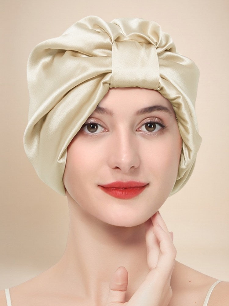 Venara - Double-Layer Silk Sleep Cap | The Silk Avenue