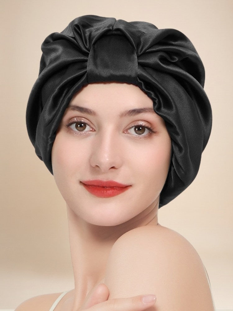 Venara - Double-Layer Silk Sleep Cap | The Silk Avenue